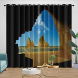 Laden Sie das Bild in den Galerie-Viewer, A Minecraft Movie Curtains Blackout Window Drapes Room Decoration