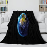 Load image into Gallery viewer, Alien Earth Blanket Pattern Flannel Throw Room Decoration