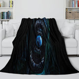 Load image into Gallery viewer, Alien Earth Blanket Pattern Flannel Throw Room Decoration