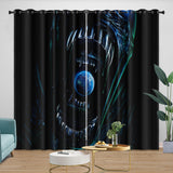 Charger l'image dans la visionneuse de la galerie, Alien Earth Curtains Pattern Blackout Window Drapes