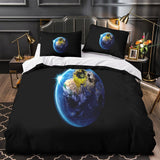 Load image into Gallery viewer, Alien Earth Duvet Cover Pattern Bedding Set Without Filler