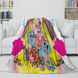 Laden Sie das Bild in den Galerie-Viewer, Amazing World of Gumball Blanket Flannel Throw Room Decoration