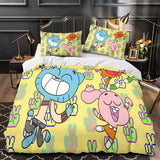 Load image into Gallery viewer, Amazing World of Gumball Duvet Cover Bedding Set Without Filler