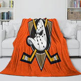 Load image into Gallery viewer, Anaheim Ducks Blanket Flannel Throw Kids Room Decoration