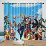Load image into Gallery viewer, Anime Dragon Ball Curtains Pattern Kids Blackout Window Drapes
