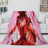 Laden Sie das Bild in den Galerie-Viewer, Anime Dragon Ball Throw Flannel Kids Room Blanket Decoration