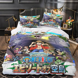 Load image into Gallery viewer, Anime One Piece Bedding Set Kids Duvet Cover Without Filler