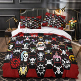 Load image into Gallery viewer, Anime One Piece Bedding Set Kids Duvet Cover Without Filler