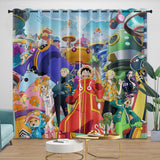 Load image into Gallery viewer, Anime One Piece Curtains Kids Blackout Window Drapes
