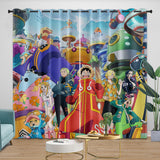 Load image into Gallery viewer, Anime One Piece Curtains Kids Blackout Window Drapes
