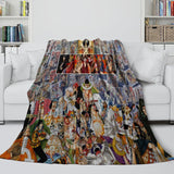 Charger l'image dans la visionneuse de la galerie, Anime One Piece Throw Flannel Pattern Blanket Kids Room Decoration
