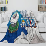 Load image into Gallery viewer, Anime One Piece Throw Flannel  Pattern Blanket Room Decoration