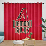 Load image into Gallery viewer, Arizona Diamondbacks Curtains Blackout Window Drapes Room Decoration