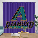 Load image into Gallery viewer, Arizona Diamondbacks Curtains Blackout Window Drapes Room Decoration
