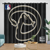 Load image into Gallery viewer, Arizona Diamondbacks Curtains Blackout Window Drapes Room Decoration