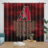Load image into Gallery viewer, Arizona Diamondbacks Curtains Blackout Window Drapes Room Decoration