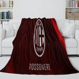 Charger l'image dans la visionneuse de la galerie, Associazione Calcio Milan Blanket Flannel Fleece Room Decoration