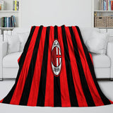 Charger l'image dans la visionneuse de la galerie, Associazione Calcio Milan Blanket Flannel Fleece Room Decoration