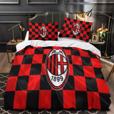 Charger l'image dans la visionneuse de la galerie, Associazione Calcio Milan Duvet Cover Bedding Set Without Filler