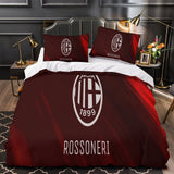 Charger l'image dans la visionneuse de la galerie, Associazione Calcio Milan Duvet Cover Bedding Set Without Filler
