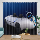 Load image into Gallery viewer, Astro Bot Curtains Blackout Window Drapes Room Decoration