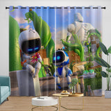 Load image into Gallery viewer, Astro Bot Curtains Blackout Window Drapes Room Decoration