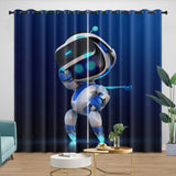 Load image into Gallery viewer, Astro Bot Curtains Blackout Window Drapes Room Decoration