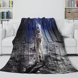 Charger l'image dans la visionneuse de la galerie, Astronaut Blanket Flannel Kids Room Throw
