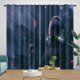 Laden Sie das Bild in den Galerie-Viewer, Astronaut Curtains Blackout Window Drapes Kids Room Decoration