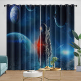 Laden Sie das Bild in den Galerie-Viewer, Astronaut Curtains Blackout Window Drapes Kids Room Decoration
