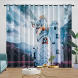 Load image into Gallery viewer, Astronaut Curtains Blackout Window Drapes Room Decoration