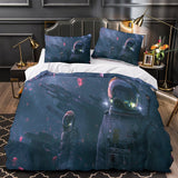 Laden Sie das Bild in den Galerie-Viewer, Astronaut Duvet Cover Kids Room Bedding Set Without Filler