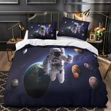 Load image into Gallery viewer, Astronaut Duvet Cover Pattren Bedding Set Without Filler