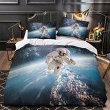Load image into Gallery viewer, Astronaut Duvet Cover Pattren Bedding Set Without Filler