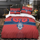 Laden Sie das Bild in den Galerie-Viewer, Atlanta Hawks Bettwäsche-Set, Bettbezug ohne Füllstoff