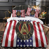 Carica l&#39;immagine nel visualizzatore Galleria, Atlanta United FC Bedding Set Duvet Cover Without Filler