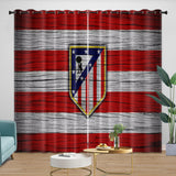 Charger l'image dans la visionneuse de la galerie, Atlético Madrid Curtains Blackout Window Drapes Kids Room Decoration