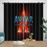 Laden Sie das Bild in den Galerie-Viewer, Avatar Fire and Ash Curtains Blackout Window Drapes Room Decoration