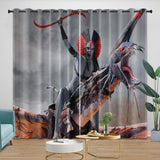 Laden Sie das Bild in den Galerie-Viewer, Avatar Fire and Ash Curtains Blackout Window Drapes Room Decoration