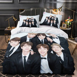 Load image into Gallery viewer, BTS Bangtan Boys Duvet Cover Kids Bedding Set Without Filler