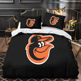 Charger l'image dans la visionneuse de la galerie, Baltimore Orioles Bedding Set Quilt Cover Without Filler