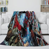Carica l&#39;immagine nel visualizzatore Galleria, Batwoman Blanket Flannel Throw Kids Room Decoration