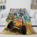 Load image into Gallery viewer, Beach Buggy Racing Blanket Flannel Fleece Throw