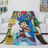 Carica l'immagine nel visualizzatore Galleria, BeyBlade Burst Blanket Flannel Fleece Throw Kids Room Decoration