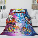 Carica l'immagine nel visualizzatore Galleria, BeyBlade Burst Blanket Flannel Fleece Throw Kids Room Decoration