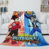 Carica l'immagine nel visualizzatore Galleria, BeyBlade Burst Blanket Flannel Fleece Throw Kids Room Decoration