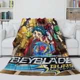 Carica l'immagine nel visualizzatore Galleria, BeyBlade Burst Blanket Flannel Fleece Throw Kids Room Decoration