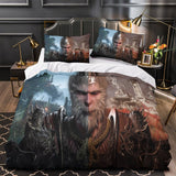 Carica l&#39;immagine nel visualizzatore Galleria, Black Myth Wukong Bedding Set Pattern Quilt Cover Without Filler
