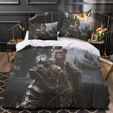 Carica l&#39;immagine nel visualizzatore Galleria, Black Myth Wukong Bedding Set Pattern Quilt Cover Without Filler