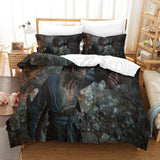 Carica l&#39;immagine nel visualizzatore Galleria, Black Myth Wukong Bedding Set Pattern Quilt Cover Without Filler